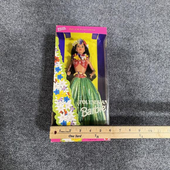 Vintage 1994 Polynesian Barbie Doll Special Edition Dolls of the World NIB 12700 - Picture 11 of 11